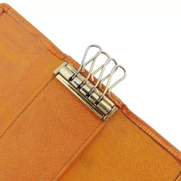 LOUIS VUITTON Key Case Mandarin Epi Authentic Used - Picture 8 of 11